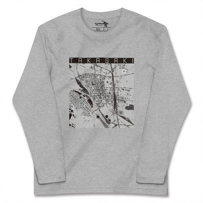 【高崎（群馬県）】地図柄ロングスリーブTシャツ
