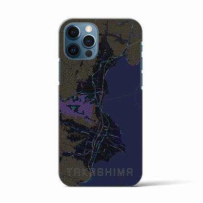 【高島（滋賀県）】地図柄iPhoneケース（バックカバータイプ）