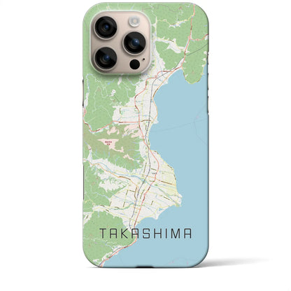 【高島（滋賀県）】地図柄iPhoneケース（バックカバータイプ）