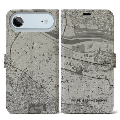 【高島平（東京都）】地図柄iPhoneケース（手帳タイプ）