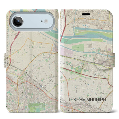 【高島平（東京都）】地図柄iPhoneケース（手帳タイプ）