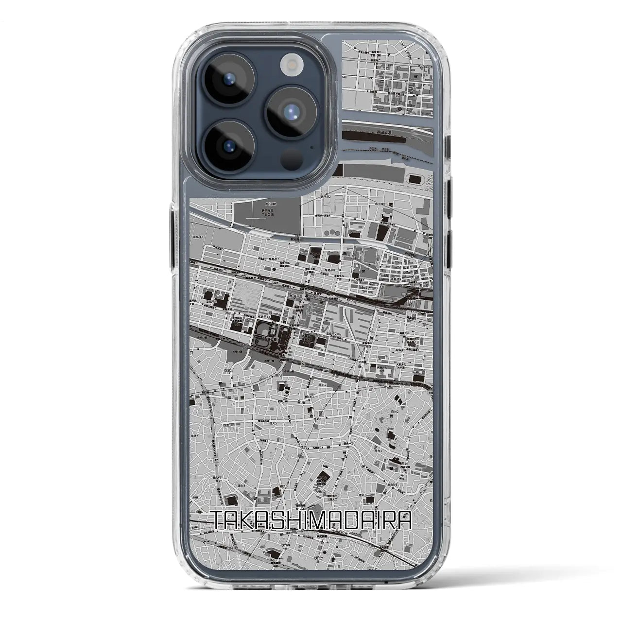 【高島平（東京都）】地図柄iPhoneケース（MagSafeタイプ）