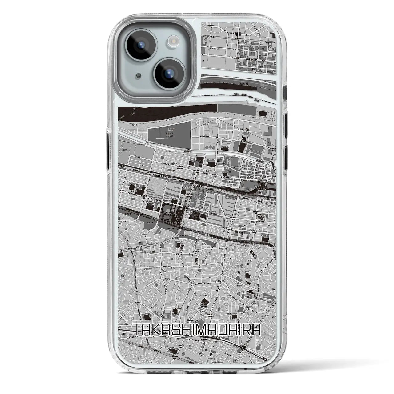 【高島平（東京都）】地図柄iPhoneケース（MagSafeタイプ）