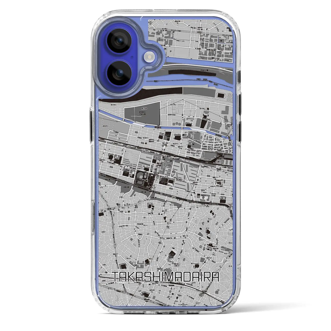 【高島平（東京都）】地図柄iPhoneケース（MagSafeタイプ）