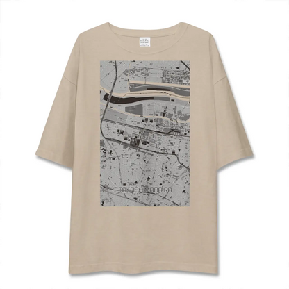 【高島平（東京都）】地図柄ビッグシルエットTシャツ