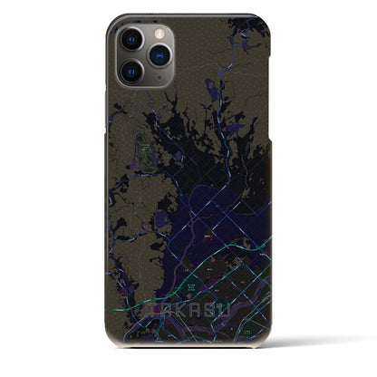 【鷹栖（北海道）】地図柄iPhoneケース（バックカバータイプ）