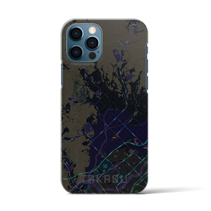 【鷹栖（北海道）】地図柄iPhoneケース（バックカバータイプ）