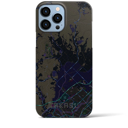 【鷹栖（北海道）】地図柄iPhoneケース（バックカバータイプ）