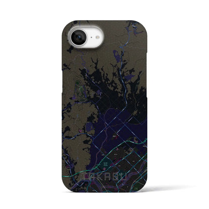 【鷹栖（北海道）】地図柄iPhoneケース（バックカバータイプ）