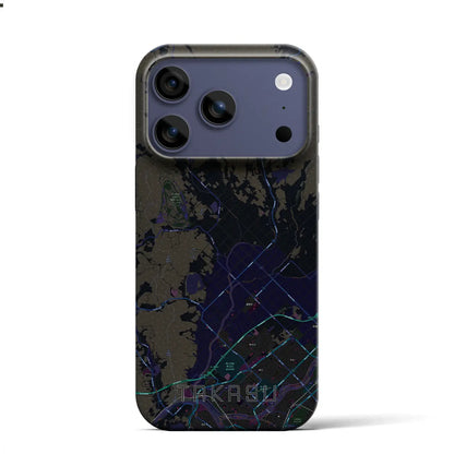 【鷹栖（北海道）】地図柄iPhoneケース（バックカバータイプ）