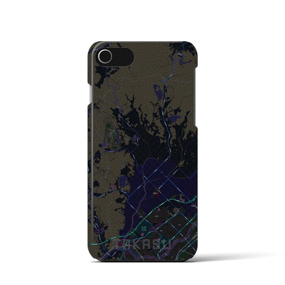 【鷹栖（北海道）】地図柄iPhoneケース（バックカバータイプ）