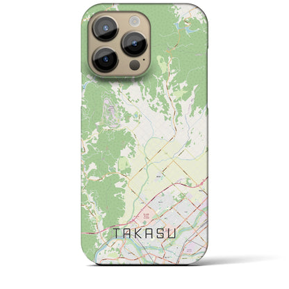 【鷹栖（北海道）】地図柄iPhoneケース（バックカバータイプ）