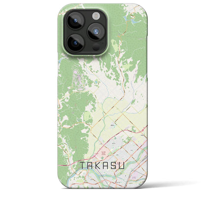 【鷹栖（北海道）】地図柄iPhoneケース（バックカバータイプ）