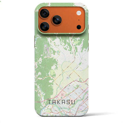 【鷹栖（北海道）】地図柄iPhoneケース（バックカバータイプ）