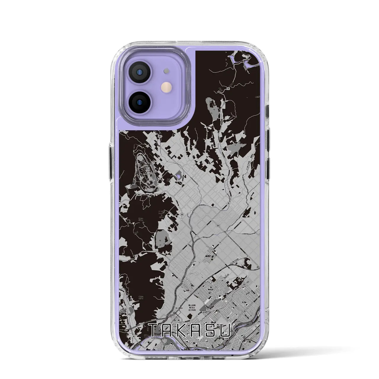 【鷹栖（北海道）】地図柄iPhoneケース（MagSafeタイプ）