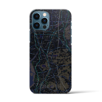 【高田（福岡県）】地図柄iPhoneケース（バックカバータイプ）