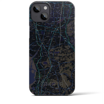 【高田（福岡県）】地図柄iPhoneケース（バックカバータイプ）