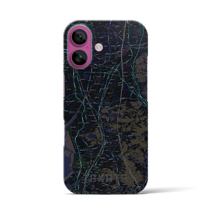 【高田（福岡県）】地図柄iPhoneケース（バックカバータイプ）