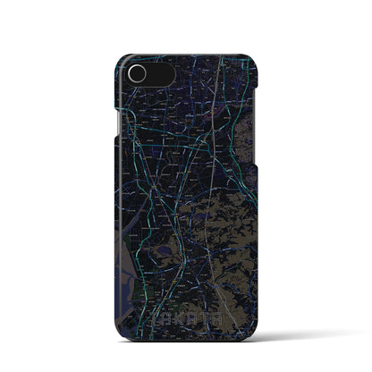 【高田（福岡県）】地図柄iPhoneケース（バックカバータイプ）