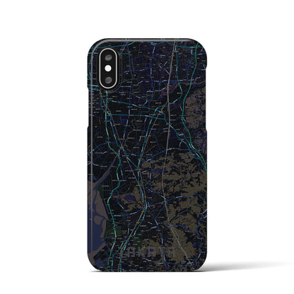 【高田（福岡県）】地図柄iPhoneケース（バックカバータイプ）