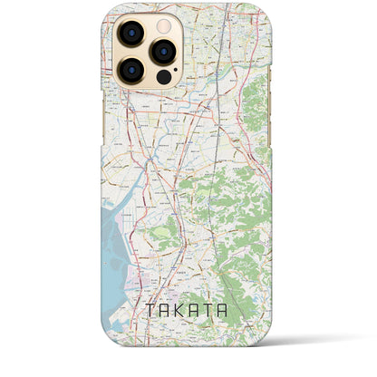 【高田（福岡県）】地図柄iPhoneケース（バックカバータイプ）