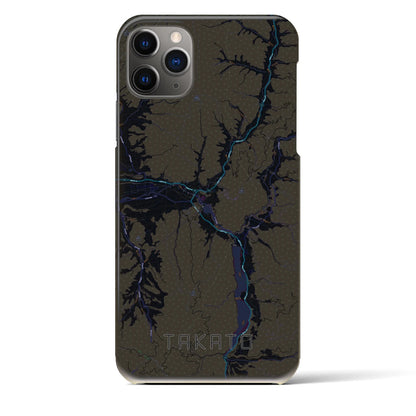 【高遠（長野県）】地図柄iPhoneケース（バックカバータイプ）