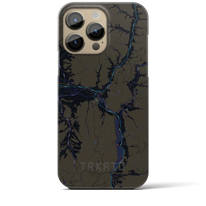 【高遠（長野県）】地図柄iPhoneケース（バックカバータイプ）