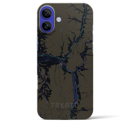 【高遠（長野県）】地図柄iPhoneケース（バックカバータイプ）