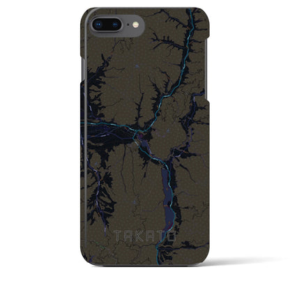 【高遠（長野県）】地図柄iPhoneケース（バックカバータイプ）