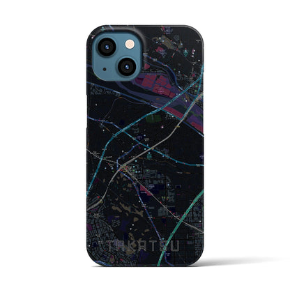 【高津（神奈川県）】地図柄iPhoneケース（バックカバータイプ）