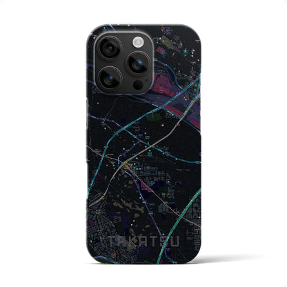 【高津（神奈川県）】地図柄iPhoneケース（バックカバータイプ）