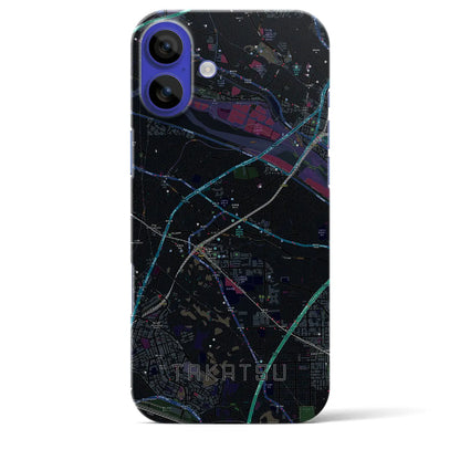 【高津（神奈川県）】地図柄iPhoneケース（バックカバータイプ）