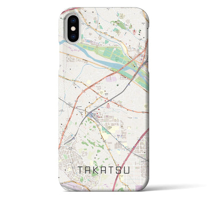 【高津（神奈川県）】地図柄iPhoneケース（バックカバータイプ）