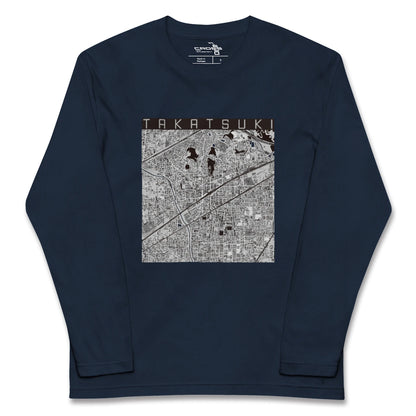 【高槻（大阪府）】地図柄ロングスリーブTシャツ