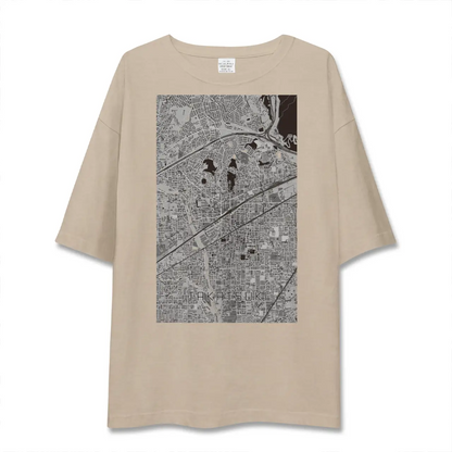 【高槻（大阪府）】地図柄ビッグシルエットTシャツ
