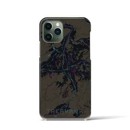 【高山（岐阜県）】地図柄iPhoneケース（バックカバータイプ）