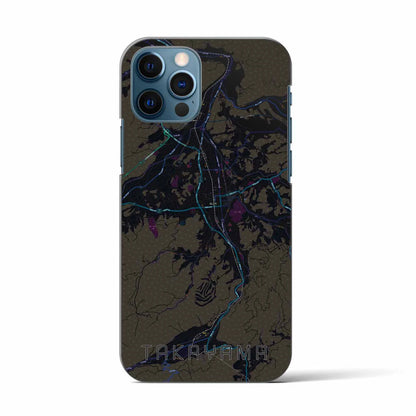 【高山（岐阜県）】地図柄iPhoneケース（バックカバータイプ）