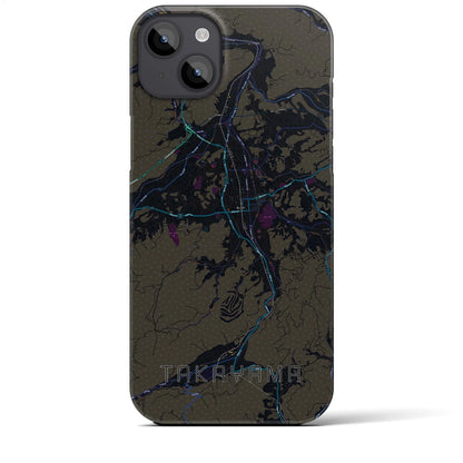 【高山（岐阜県）】地図柄iPhoneケース（バックカバータイプ）