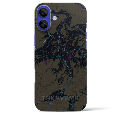 【高山（岐阜県）】地図柄iPhoneケース（バックカバータイプ）
