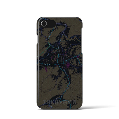 【高山（岐阜県）】地図柄iPhoneケース（バックカバータイプ）