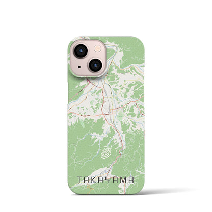 【高山（岐阜県）】地図柄iPhoneケース（バックカバータイプ）