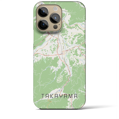 【高山（岐阜県）】地図柄iPhoneケース（バックカバータイプ）