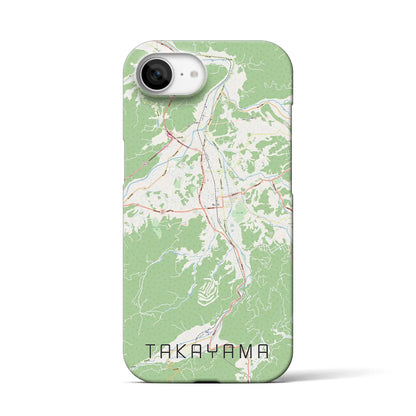 【高山（岐阜県）】地図柄iPhoneケース（バックカバータイプ）