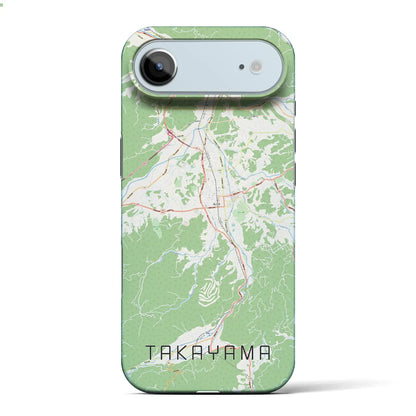 【高山（岐阜県）】地図柄iPhoneケース（バックカバータイプ）