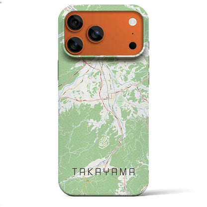 【高山（岐阜県）】地図柄iPhoneケース（バックカバータイプ）