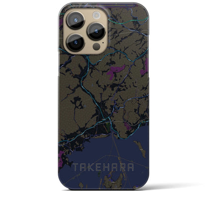 【竹原（広島県）】地図柄iPhoneケース（バックカバータイプ）