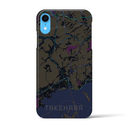 【竹原（広島県）】地図柄iPhoneケース（バックカバータイプ）