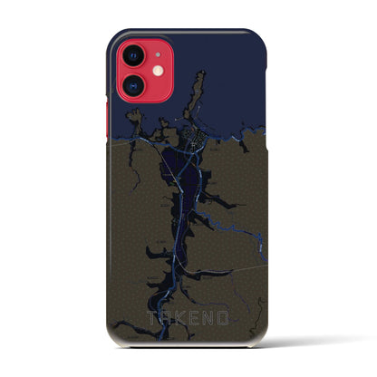 【竹野（兵庫県）】地図柄iPhoneケース（バックカバータイプ）