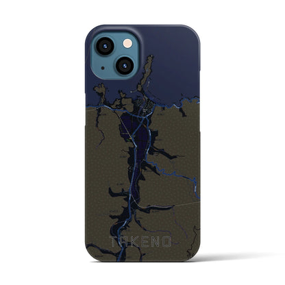 【竹野（兵庫県）】地図柄iPhoneケース（バックカバータイプ）