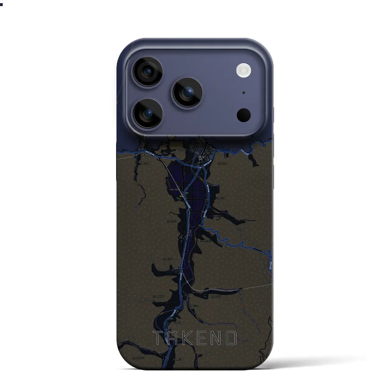 【竹野（兵庫県）】地図柄iPhoneケース（バックカバータイプ）